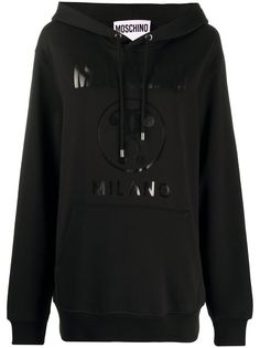 Moschino худи оверсайз с логотипом