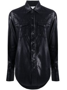 Saint Laurent рубашка в стиле вестерн