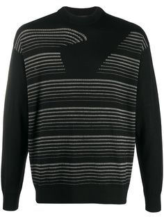 Emporio Armani жаккардовый джемпер