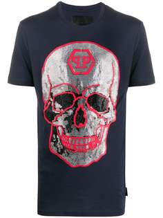 Philipp Plein футболка со стразами
