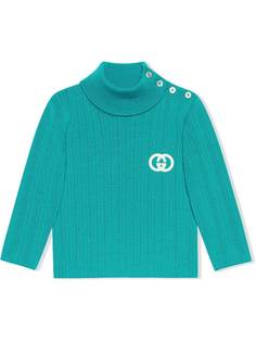 Gucci Kids джемпер с узором GG