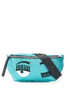 Chiara Ferragni winking eye glittered belt bag