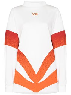 Y-3 футболка CH2 с узором шеврон