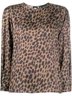 8pm блузка с леопардовым принтом