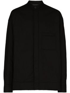 Haider Ackermann куртка-рубашка с вышивкой