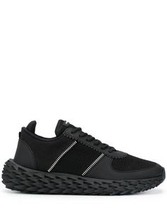 Giuseppe Zanotti кроссовки с декоративными молниями