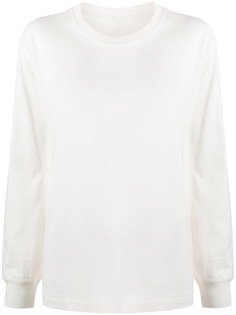 T By Alexander Wang толстовка с круглым вырезом и логотипом