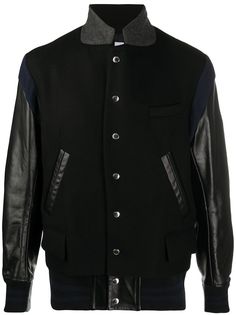 Sacai бомбер со вставками