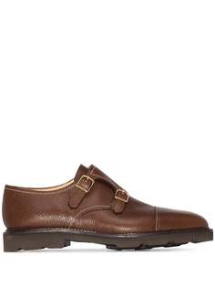 John Lobb туфли монки с пряжками