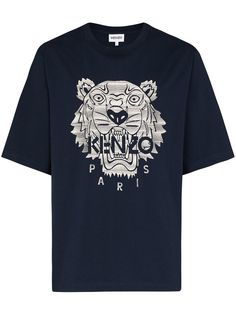Kenzo футболка оверсайз с принтом