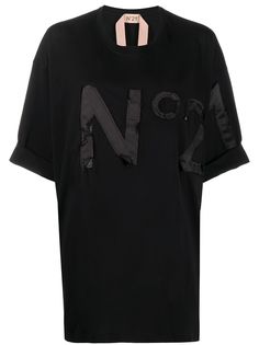 Nº21 футболка оверсайз с логотипом
