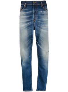 Diesel джинсы D-Vider с эффектом потертости