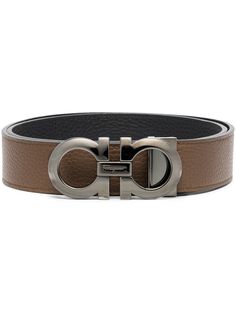 Salvatore Ferragamo двусторонний ремень Muflone