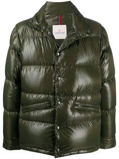 Moncler пуховик с воротником-воронкой