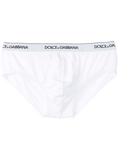 Dolce & Gabbana Underwear трусы с логотипом и эластичным поясом