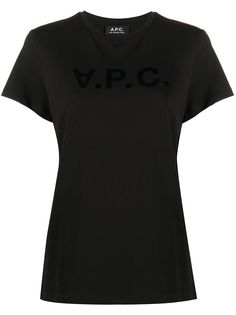 A.P.C. футболка с короткими рукавами и логотипом