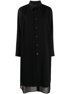 Comme Des Garçons платье-рубашка свободного кроя