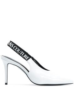 Versace Jeans Couture туфли с ремешком на пятке и логотипом