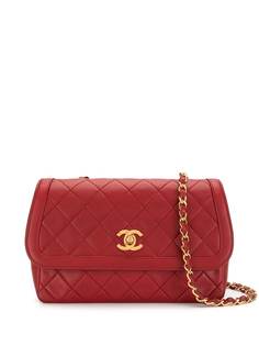 Chanel Pre-Owned стеганая сумка на плечо 1990-х годов