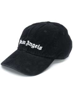 Palm Angels logo-embroidered corduroy baseball cap