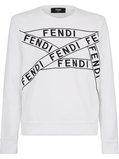 Fendi толстовка с логотипом