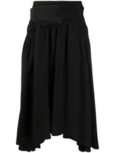 Jil Sander юбка миди со складками