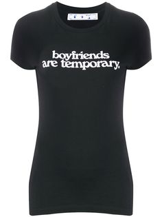 Off-White футболка с надписью