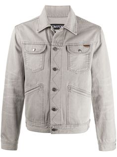 Tom Ford джинсовая куртка с карманами