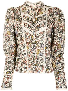 Isabel Marant Étoile блузка Reign с принтом пейсли