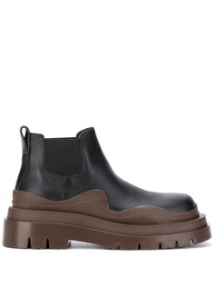 Bottega Veneta ботинки челси с контрастными вставками