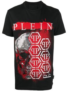 Philipp Plein футболка с круглым вырезом и логотипом