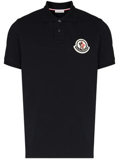 Moncler рубашка поло с логотипом