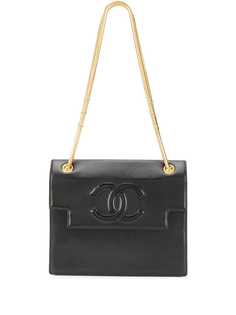 Chanel Pre-Owned сумка на плечо с тисненым логотипом