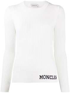 Moncler джемпер с вышитым логотипом
