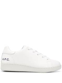 A.P.C. кроссовки с логотипом