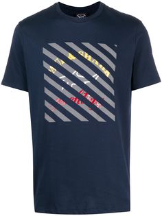 Paul & Shark футболка с геометричным принтом