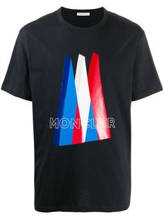 Moncler футболка с короткими рукавами и логотипом