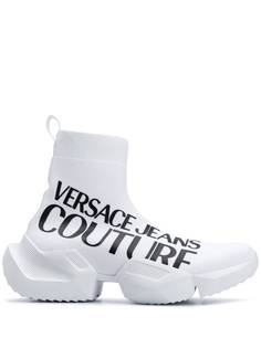Versace Jeans Couture высокие кроссовки-носки