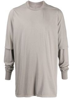 Rick Owens DRKSHDW футболка с двойными рукавами