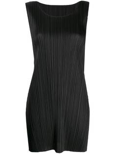 Pleats Please Issey Miyake плиссированное платье мини