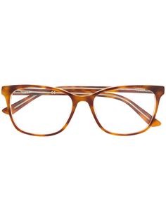 Calvin Klein очки в квадратной оправе черепаховой расцветки