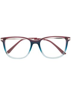 Calvin Klein очки в двухцветной квадратной оправе