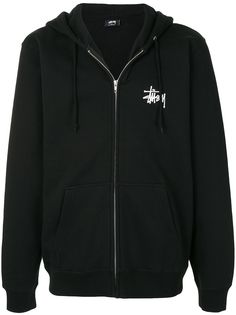 Stussy худи на молнии с логотипом
