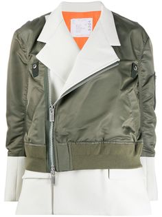 Sacai двухслойный бомбер