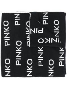 Pinko шарф с жаккардовым логотипом