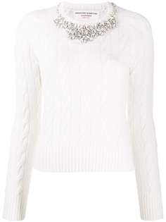Ermanno Scervino джемпер с кристаллами