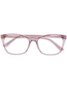 Calvin Klein очки в прозрачной квадратной оправе