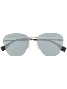 Fendi Eyewear солнцезащитные очки с монограммой на линзах