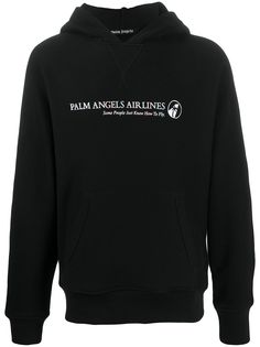 Palm Angels толстовка Airlines с капюшоном