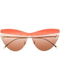 Fendi Eyewear солнцезащитные очки в оправе кошачий глаз